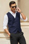 Men's Slim Fit Dress Vest for Weddings