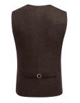 Men's Slim Fit Suede Leather Western Vest