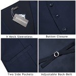 Men's Slim Fit Dress Vest for Weddings