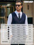 Men's Slim Fit Dress Vest for Weddings