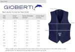 Gioberti Men's Black Formal Suit Vest, Medium