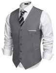 COOFANDY Men's Slim Fit Business Suit Vest