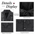 Men's Steampunk Gothic Vest - Black Waistcoat