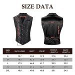 Men's Steampunk Gothic Vest - Black Waistcoat