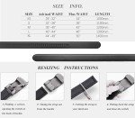 SIAELT Men's 2-Pack Leather Ratchet Belts