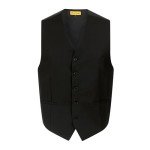 Men's Black Formal Tuxedo Waistcoat - Large