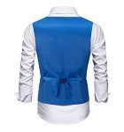 Royal Blue Slim Fit Men’s Suit Vest