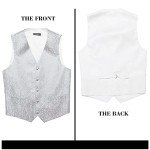 Men's Paisley Floral Tie and Pocket Square Set