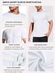 Men's 3 Pack Moisture-Wicking Workout T-Shirts