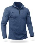 Men's Quarter Zip Fleece Pullover Shirt - Casual Comfort
