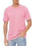 Men's Athletic Dry Fit Workout Shirt - Pink