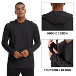 Men's SPF 50 Sun Protection Hoodie with Thumb Holes