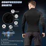 Men's 3-Pack Long Sleeve Compression Workout Shirts