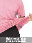 Men's Athletic Dry Fit Workout Shirt - Pink