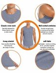 Men's 3-Pack Performance Sleeveless Gym Tank Tops