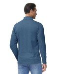 Men's Quarter Zip Fleece Pullover Shirt - Casual Comfort