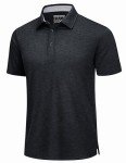 TACVASEN Men's Breathable Outdoor Sport Polo Shirt