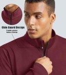 Men's 1/4 Zip Fleece Pullover Sports Shirt