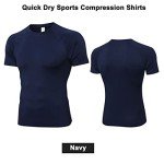 Men's 3-Pack Cool Dry Compression Workout Shirts