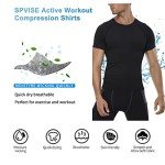 Men's 3-Pack Cool Dry Compression Workout Shirts