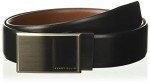 Perry Ellis Men's Reversible Leather Belt - Black/Brown