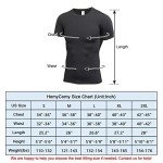 Men's Short Sleeve Compression Athletic Workout Shirt