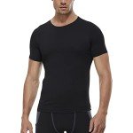 Men's Short Sleeve Compression Athletic Workout Shirt