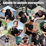 Men's Compression Workout Short Sleeve T-Shirt - Black