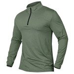 Men's Quick-Dry Quarter Zip Active Sports Shirt