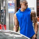 Men's Breathable Hooded Tank Top for Workouts