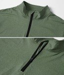 Men's Quick-Dry Quarter Zip Active Sports Shirt