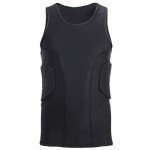Men's Black Compression Sports Vest - 2XL
