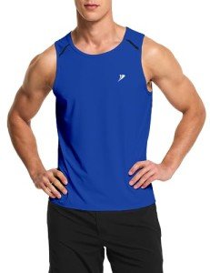 Men's Quick-Dry Sleeveless Athletic Tank Top - Royal Blue