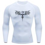 Men's Anime Print Compression Gym Shirt - Quick Dry