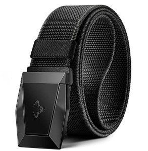 Men's Tactical Nylon Web Belt - Adjustable Quick Release