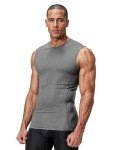 Men's Compression Sleeveless Tank Tops - 3 Pack