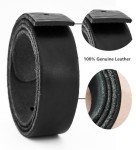 Men's Full Grain Leather Belt - Black 34"-36