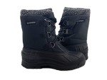 Men's Waterproof Insulated Winter Snow Boots - Black