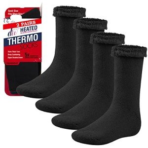 Insulated Thermal Socks for Extreme Cold - 2 Pairs
