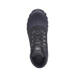 Men's Waterproof Winter Leather Snow Boots - Black