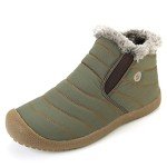 Men's Lightweight Winter Hiking Snow Boots - Green