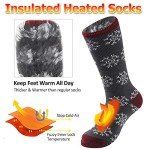 Men's Extra Thick Thermal Winter Boot Socks - 2 Pairs