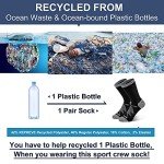 Men's Boot Dress Socks - 4 Pairs, Cushioned & Breathable