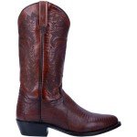 Dan Post Men's Winston Lizard Dress Boots - Black/Tan