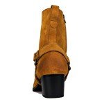 Men's Leather Chukka Dress Boots with Zipper