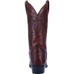 Dan Post Men's Winston Lizard Dress Boots - Black/Tan