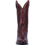 Dan Post Men's Winston Lizard Dress Boots - Black/Tan