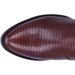 Dan Post Men's Winston Lizard Dress Boots - Black/Tan