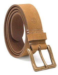 Timberland Men's Leather Boot Belt in Wheat
