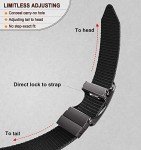BULLIANT Men's Reversible Nylon Ratchet Belt